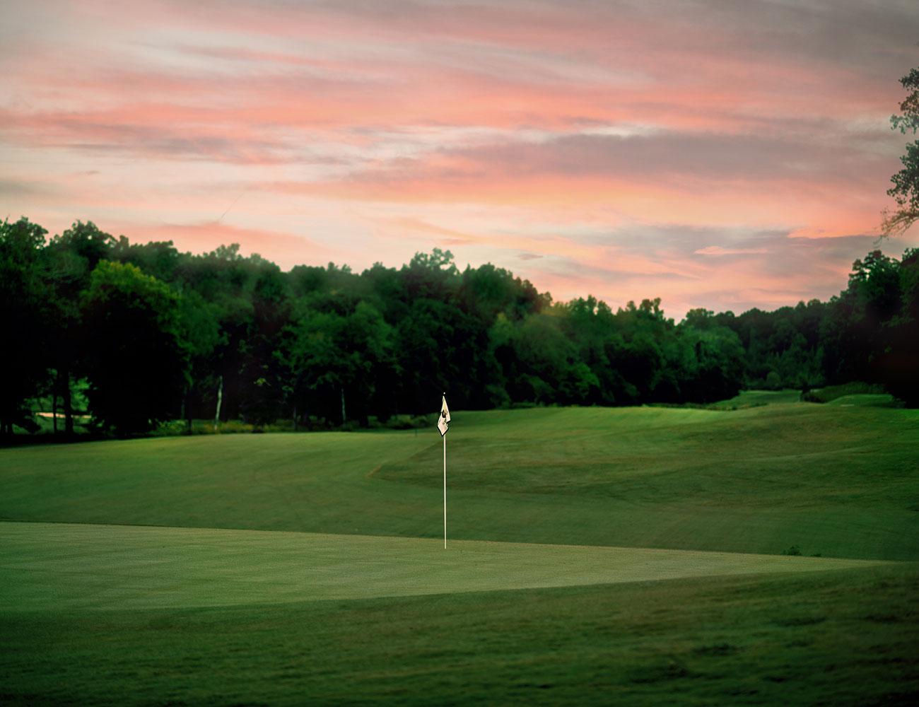 Hole 18 Green Red Bridge Golf Club