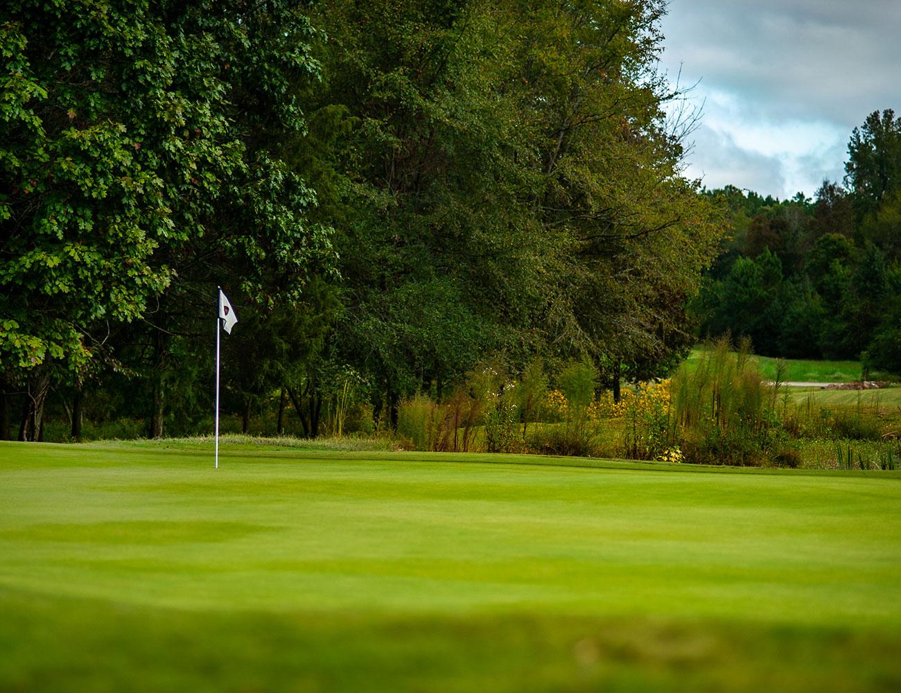 Hole 8 Green Red Bridge Golf Club