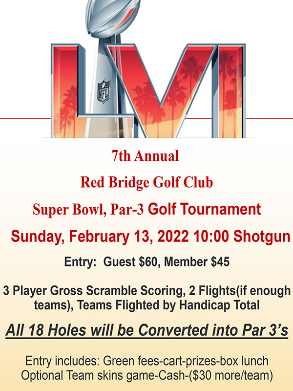 2022SuperBowlPAR3 Red Bridge Golf Club